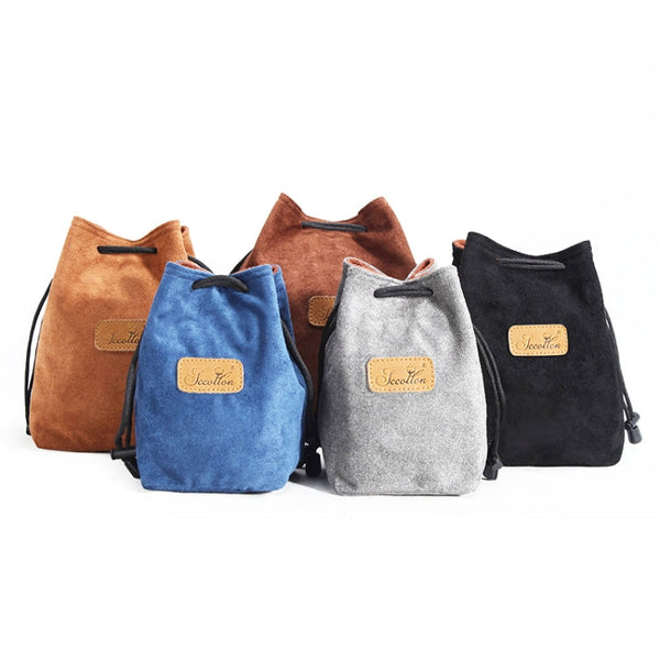 S.C.COTTON Liner Shockproof Digital Protection Portable SLR Lens Bag Micro Single Camera Bag, Square Khaki L, Square Blue L, Square Gray L, Square Brown L, Square Black L, Square Khaki M, Square Blue M, Square Gray M, Square Brown M, Square Black M    ...