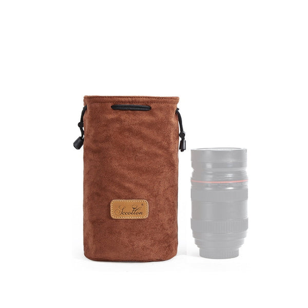 S.C.COTTON Liner Shockproof Digital Protection Portable SLR Lens Bag Micro Single Camera Bag, Square Khaki L, Square Blue L, Square Gray L, Square Brown L, Square Black L, Square Khaki M, Square Blue M, Square Gray M, Square Brown M, Square Black M    ...