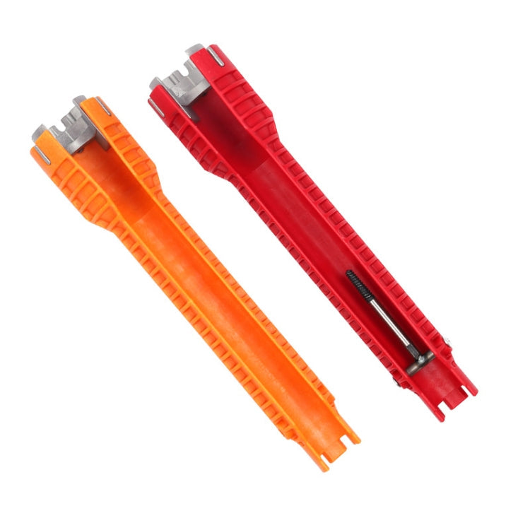 Multifunctional Sink Bathroom Wrench Plumbing Installation Tool Water Pipe Faucet Repair Removal Tool, 5 In 1, 8 In 1, Metal Double-head