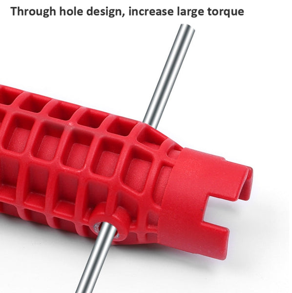 Multifunctional Sink Bathroom Wrench Plumbing Installation Tool Water Pipe Faucet Repair Removal Tool, 5 In 1, 8 In 1, Metal Double-head