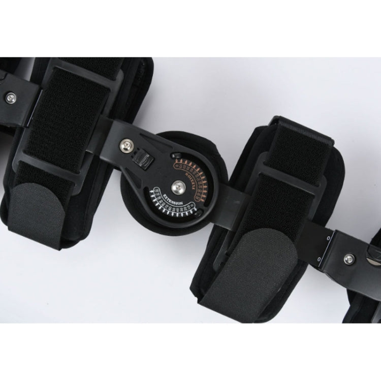Adjustable Length Of Knee Joint Fixation Brace Knee Injury Fracture Protector Bracket(Black)