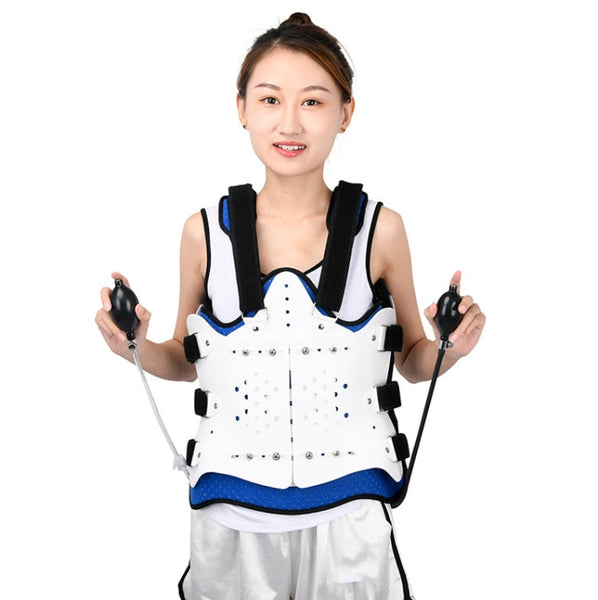 Adjustable Thoracolumbar Fixation Brace And Waist Protector,Style: