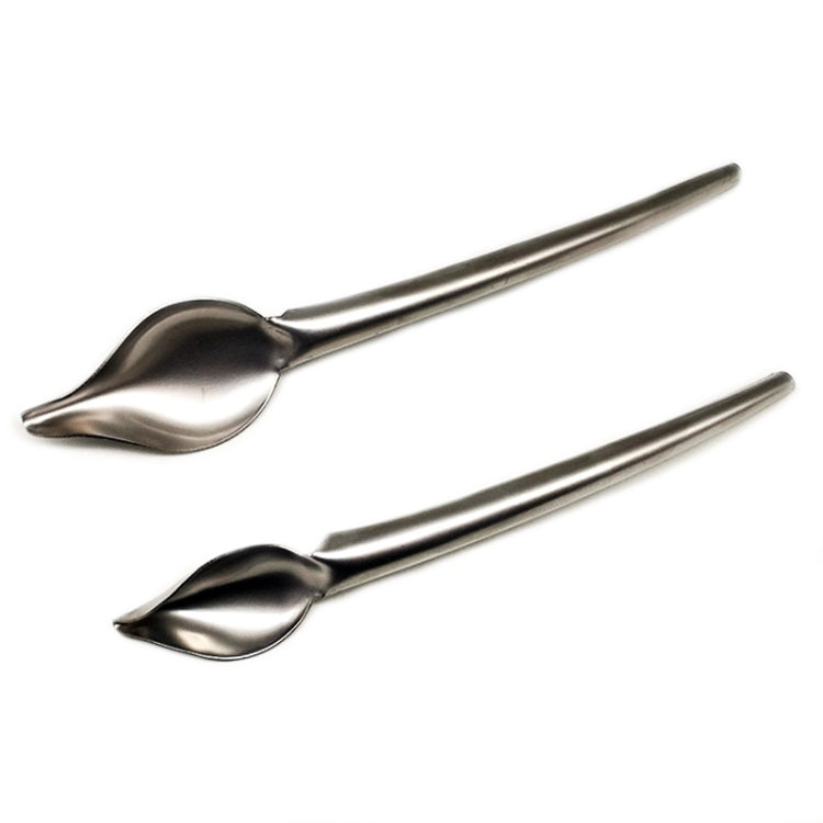 2 in 1 DIY Stainless Steel Chocolate Spoon Decorating Filter Spoon Set, 2 in 1