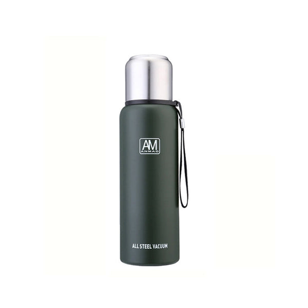 304 Stainless Steel Insulated Mug Large Capacity Sports Water Cup Outdoor Travel Pot, 500ml, 750ml, 1000ml, 1500ml