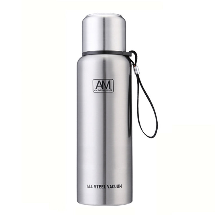 304 Stainless Steel Insulated Mug Large Capacity Sports Water Cup Outdoor Travel Pot, 500ml, 750ml, 1000ml, 1500ml