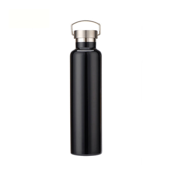 304 Vacuum Stainless Steel Vacuum Flask Double-Layer Large-Capacity Outdoor Water Bottle Mountaineering Sports Bottle