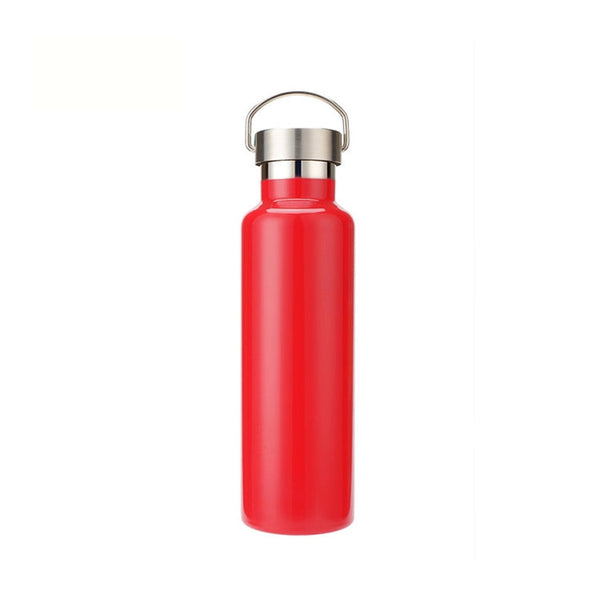 304 Vacuum Stainless Steel Vacuum Flask Double-Layer Large-Capacity Outdoor Water Bottle Mountaineering Sports Bottle