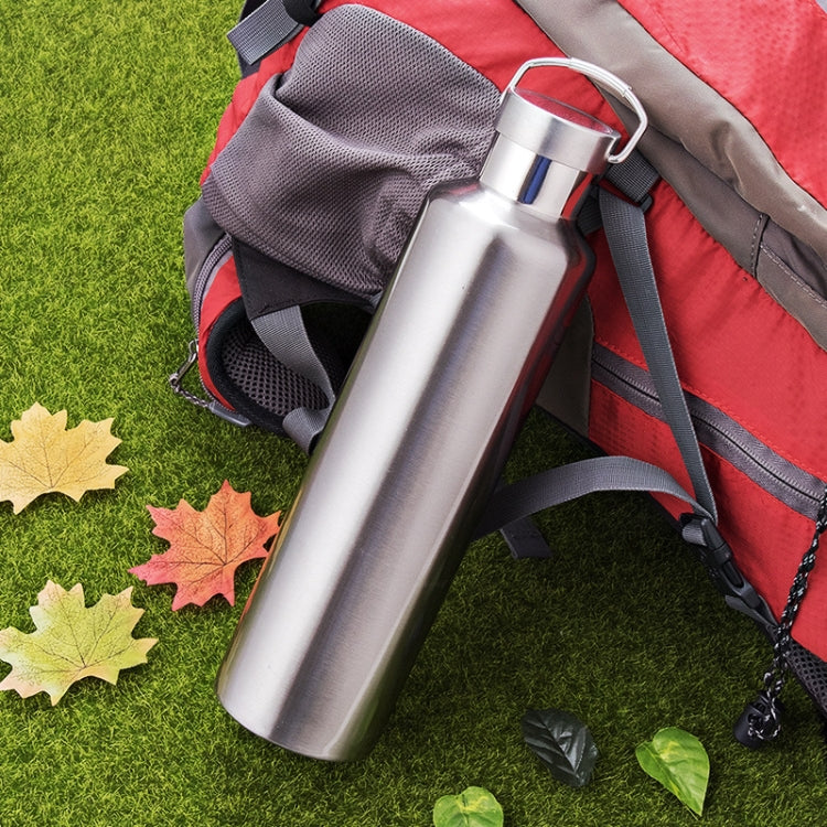 304 Vacuum Stainless Steel Vacuum Flask Double-Layer Large-Capacity Outdoor Water Bottle Mountaineering Sports Bottle