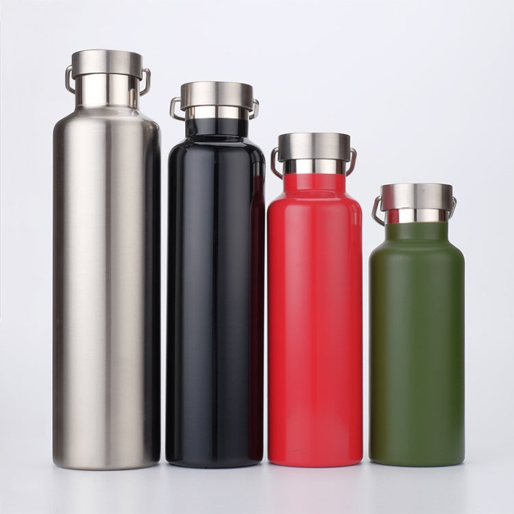 304 Vacuum Stainless Steel Vacuum Flask Double-Layer Large-Capacity Outdoor Water Bottle Mountaineering Sports Bottle