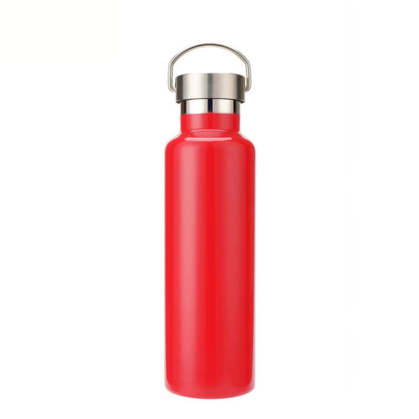 304 Vacuum Stainless Steel Vacuum Flask Double-Layer Large-Capacity Outdoor Water Bottle Mountaineering Sports Bottle