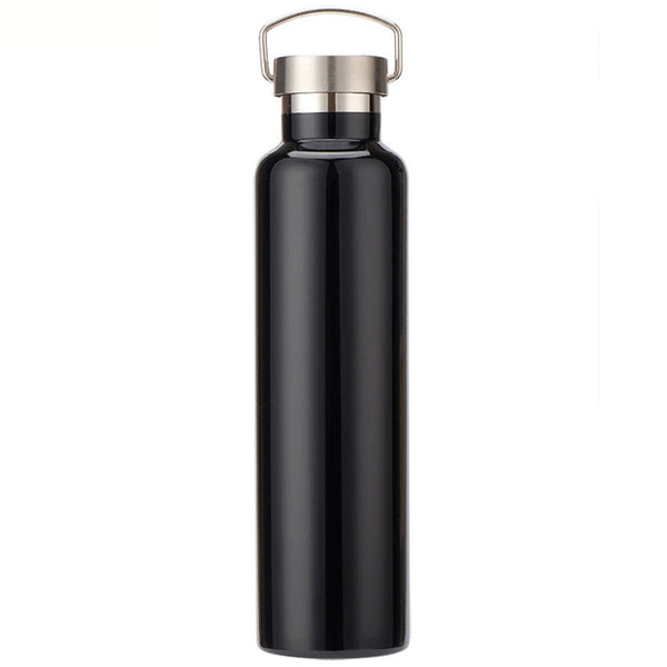 304 Vacuum Stainless Steel Vacuum Flask Double-Layer Large-Capacity Outdoor Water Bottle Mountaineering Sports Bottle