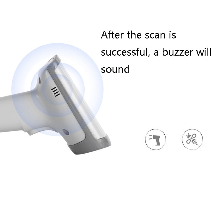 Deli 14950 One-Dimensional Two-Dimensional Scanner Supermarket Catering Scanning Gun