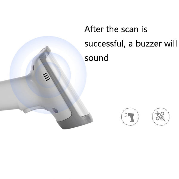Deli 14950 One-Dimensional Two-Dimensional Scanner Supermarket Catering Scanning Gun