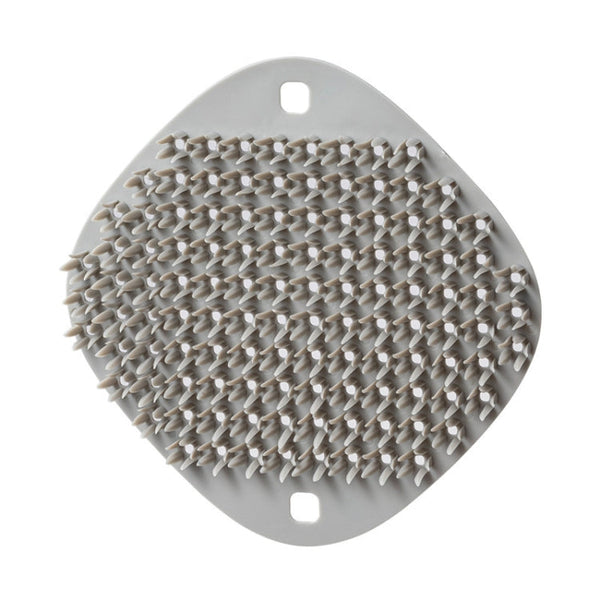 2 PCS Multifunctional Silicone Cleaning Brush Non-Oily Kitchen Cleaning Scouring Pad, Honey Bud Red, Bamboo Green, Pine Gray