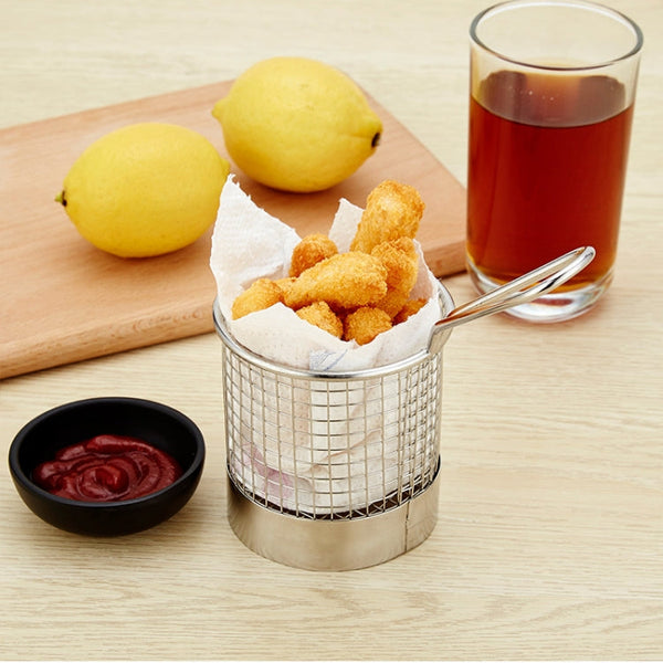 Stainless Steel Mini Fries Basket Restaurant Snack Bread Plate, J13446S, J13446L, J13443S, J13443L, J13447M, J13448S, J13448L, J13442S, J13449