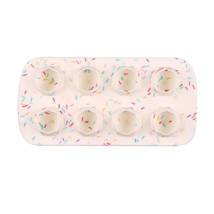 2 PCS Creative Silicone Ice Tray Mold 8 Continuous Mould Home-Made DIY Ice Tray Box, Style:, Fruit  (Blue), Fruit  (Vermillion), Round  (Red), Round  (Blue), Brick  (Blue), Brick (Gray), Five-star  (Blue), Ice Cream (Blue), Lemon  (Green)              ...