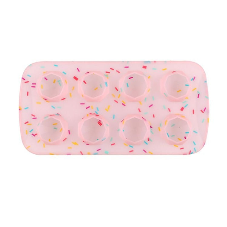 2 PCS Creative Silicone Ice Tray Mold 8 Continuous Mould Home-Made DIY Ice Tray Box, Style:, Fruit  (Blue), Fruit  (Vermillion), Round  (Red), Round  (Blue), Brick  (Blue), Brick (Gray), Five-star  (Blue), Ice Cream (Blue), Lemon  (Green)              ...