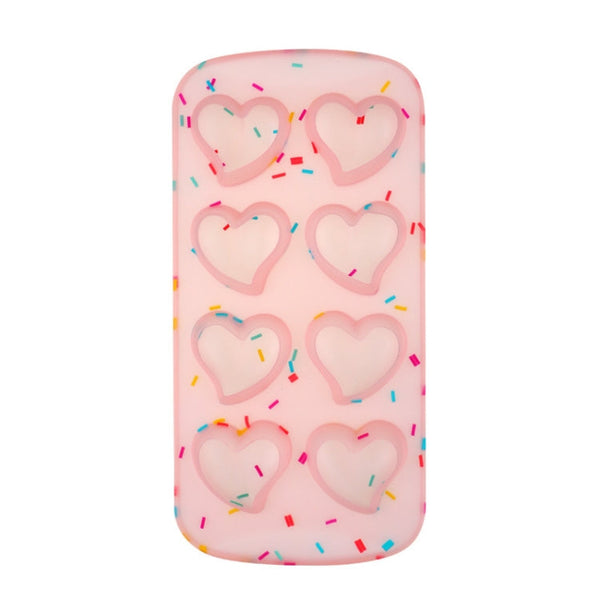 2 PCS Creative Silicone Ice Tray Mold 8 Continuous Mould Home-Made DIY Ice Tray Box, Style:, Fruit  (Blue), Fruit  (Vermillion), Round  (Red), Round  (Blue), Brick  (Blue), Brick (Gray), Five-star  (Blue), Ice Cream (Blue), Lemon  (Green)              ...