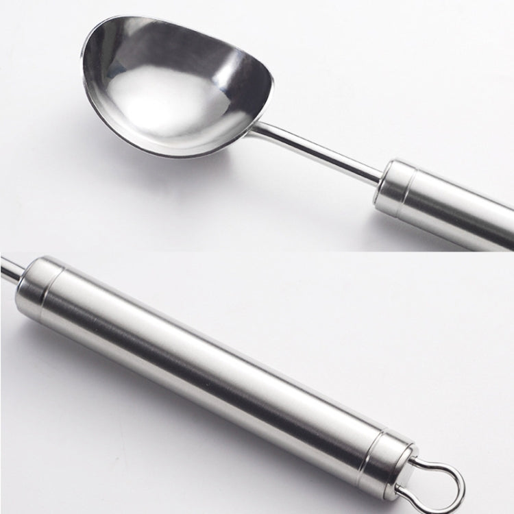2 PCS 304 Stainless Steel Ice Cream Spoon Dessert Spoon Ice-Cream Scoop