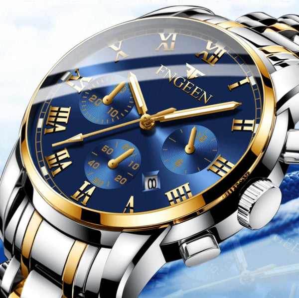FNGEEN 4006 Men Automatic Mechanical Watch Waterproof Quartz Watch