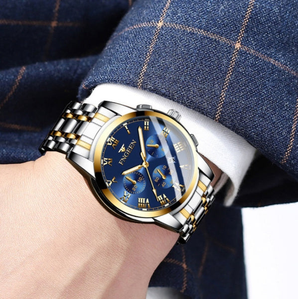FNGEEN 4006 Men Automatic Mechanical Watch Waterproof Quartz Watch
