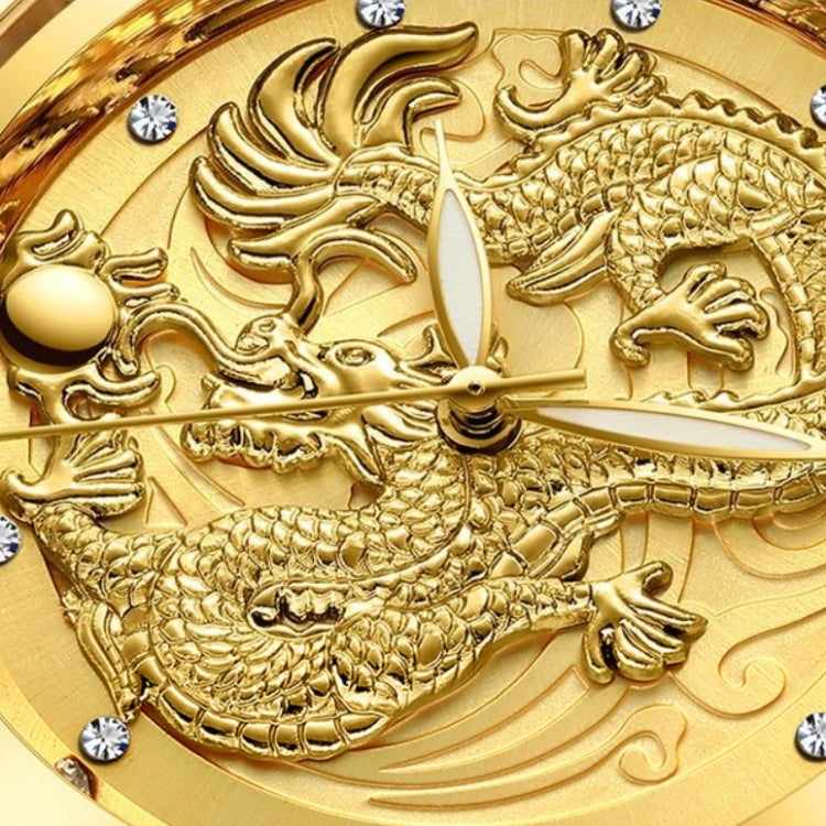FNGEEN S666 Waterproof Luminous Non-Mechanical Watch Quartz Ultra-Thin Dragon Or Phoenix Pattern Couple Watch