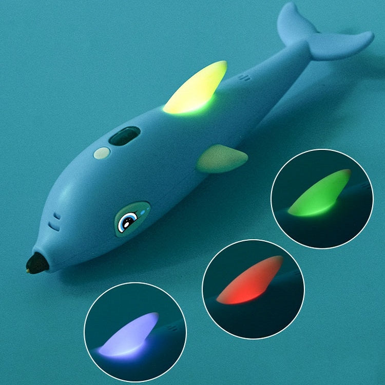 3D Printing Pen Three-Dimensional Painting Graffiti Brush, Dolphin Pink