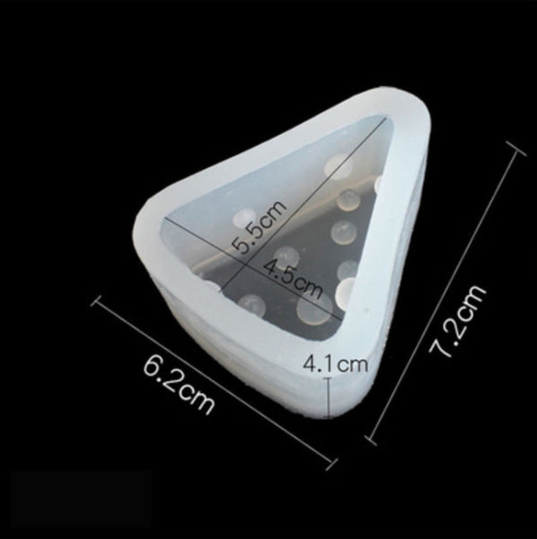 3 in 1 Cheese Mousse Cake Silicone Mold Pudding Cheese Cleansing Soap Mold Set, 3 in 1