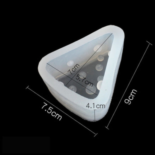 3 in 1 Cheese Mousse Cake Silicone Mold Pudding Cheese Cleansing Soap Mold Set, 3 in 1