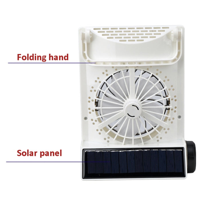 Four-In-One Solar Fan With Lamp Flashlight Function,CN Plug