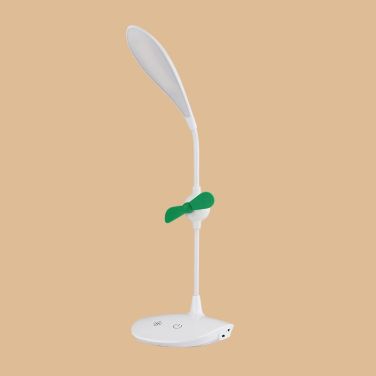 WS-8010 LED Fan Desk Lamp Bedside Desk USB Folding Desk Lamp, Water Drop, Ring, Pen Holder White Fan Blade, Pen Holder Yellow Fan Blade, Pen Holder Blue Fan Blade, Pen Holder Green  Fan Blade