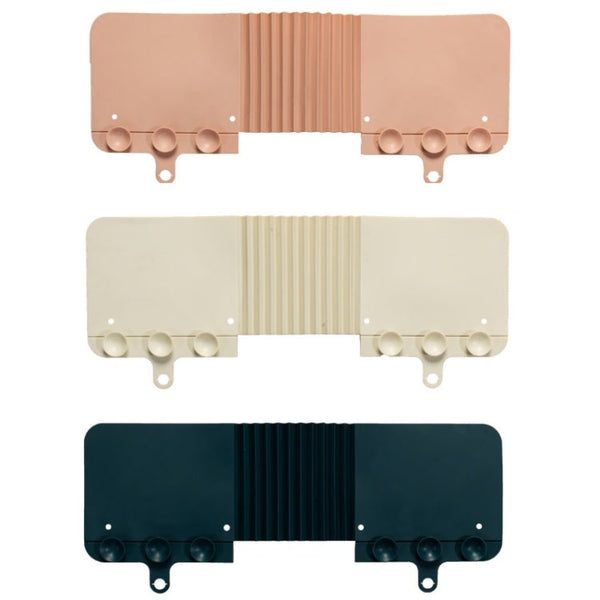 2 PCS Sink Foldable Flaps Kitchen Suction Cup Splash-Proof Flaps