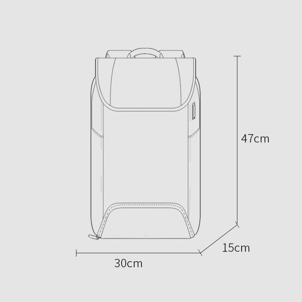 BANGE Men Anti-Theft Backpack Waterproof Large-Capacity Backpack Computer Bag