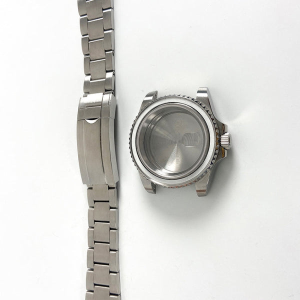 For ETA2836/Pearl 3804 Movement 867 GMT Watch Accessories 40MM Stainless Steel Case