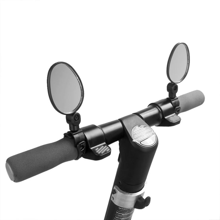2 PCS For Xiaomi Scooter Rear View Mirror Bicycle Mirror, Round, Oval