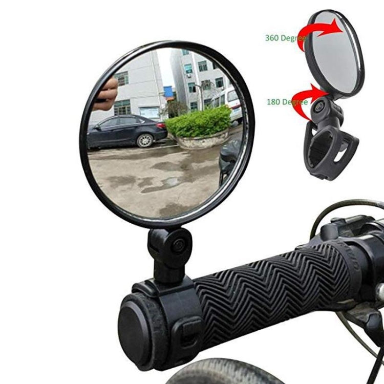 2 PCS For Xiaomi Scooter Rear View Mirror Bicycle Mirror, Round, Oval