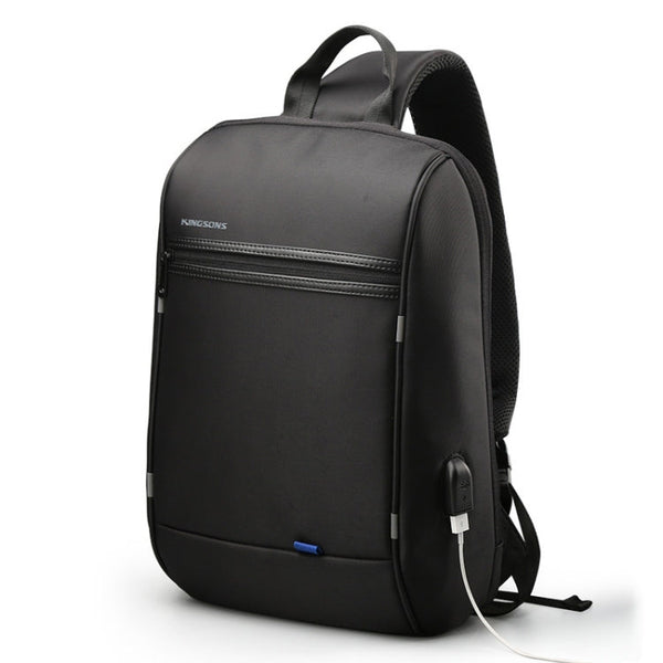 Kingsons KS3165 Crossbody One-Shoulder Computer Backpack Leisure School Bag