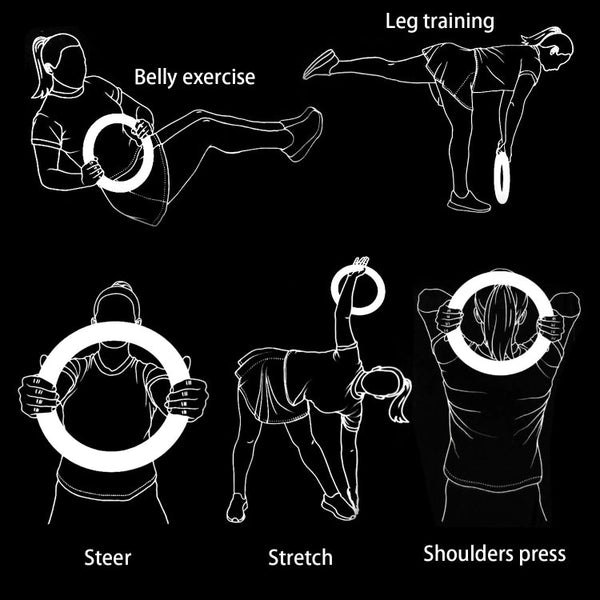 Fitness Sports Silicone Iron Ring, Diameter: 32cm