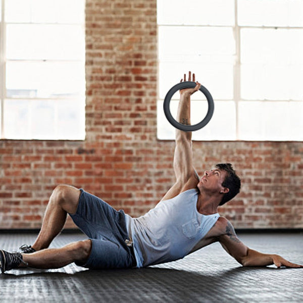 Fitness Sports Silicone Iron Ring, Diameter: 32cm