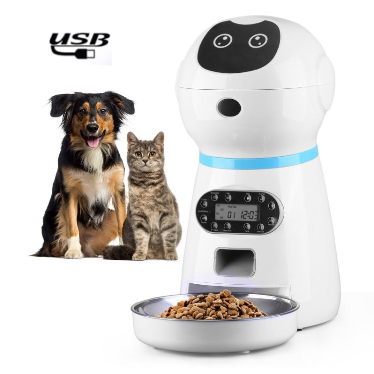 Pet Auto Feeding Intelligent Feed Stainless Steel Food Dish