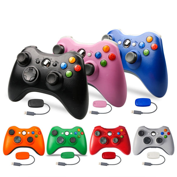 2.4G Wireless Game Controller For Xbox 360, White, Pink, Red, Green, Blue, Black, Orange
