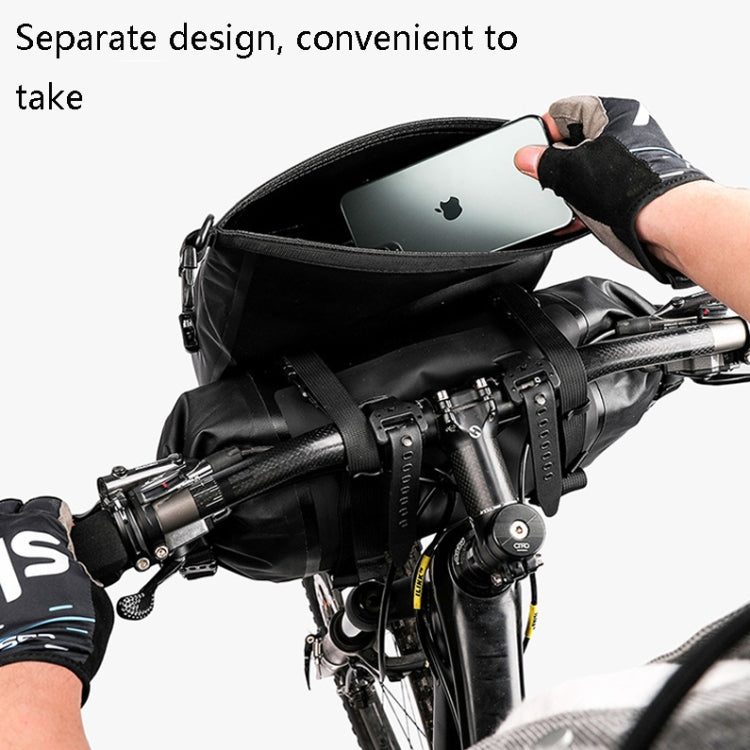 Rhinowalk X21998 Full 12L Waterproof Large Capacity Front Hanging Bag Off-Road Long-Distance Cycling Bag, Rhinowalk X21998