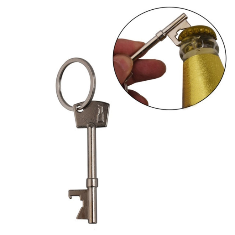 15 PCS Key Shape Keychain Beer Bottle Opener, Key Shape