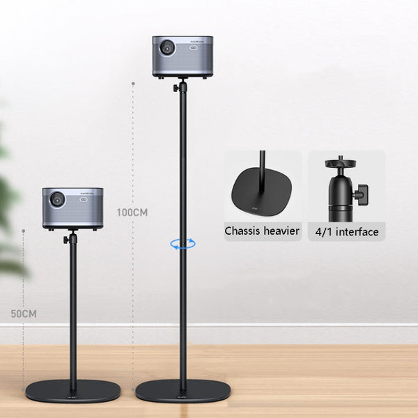 Xiaotian Desktop Metal Projection Machine Bracket Liftable Telescopic Holder, Style:, L22 Floor Standard Version