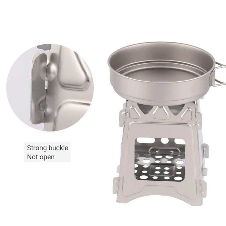 Stainless Steel Picnic Stove Wilderness Survival Foldable Stove, Foldable Stove