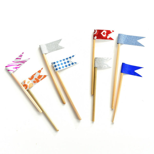 50 Rolls / Box Glitter Tape Hand Ledger Decoration Sticker