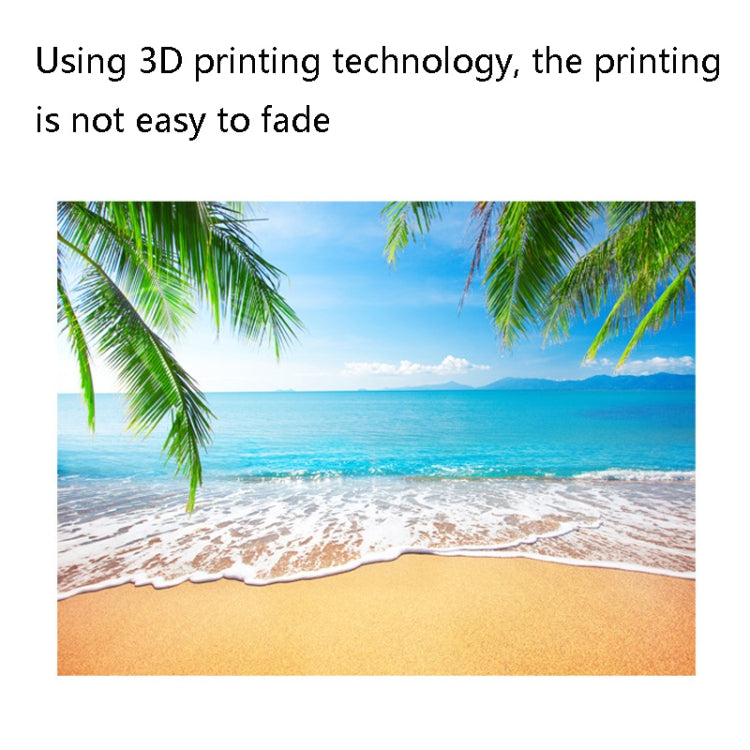 2.1m X 1.5m Coconut Tree Sea View Photography Cloth