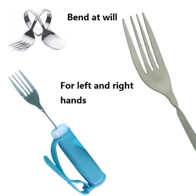 304 Stainless Steel Bendable Self-Service Fork For The Disabled & Elderly, Fork