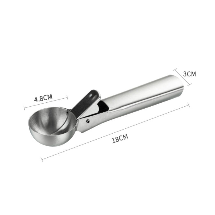 Stainless Steel Ice Cream Spoon Dessert Spoon Ice Cream Scooper, 4 PCS Stainless Steel