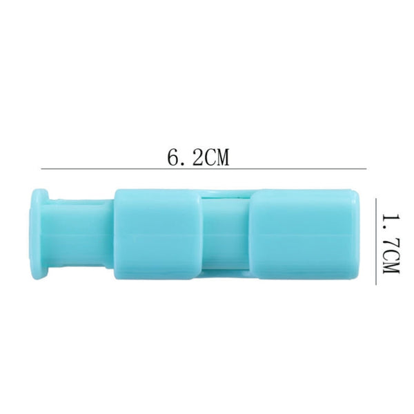 10 PCS Locking Square Clip Fruit And Vegetable Fresh-Keeping Bag Sealing Clip Convenient Press Spring Sealing Clip,Random Color Delivery, Fresh-Keeping Bag Clip